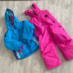 4T Obermeyer girls jacket & Arctic snow pants